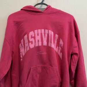 Pink hoodie